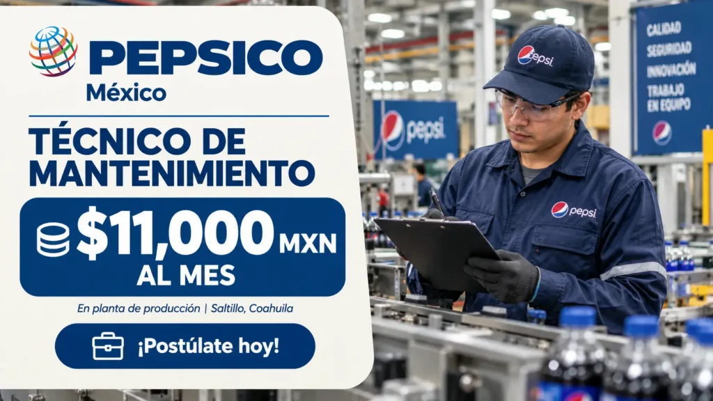 Técnico de Mantenimiento en PepsiCo