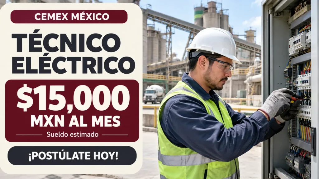 Técnico eléctrico en CEMEX